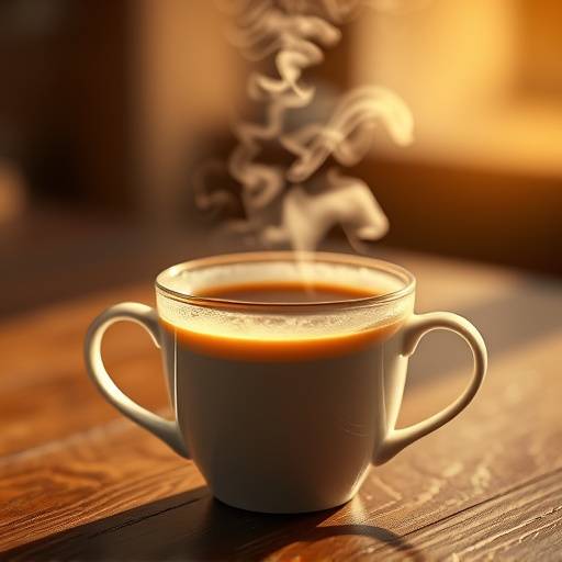 A cup of coffee.
