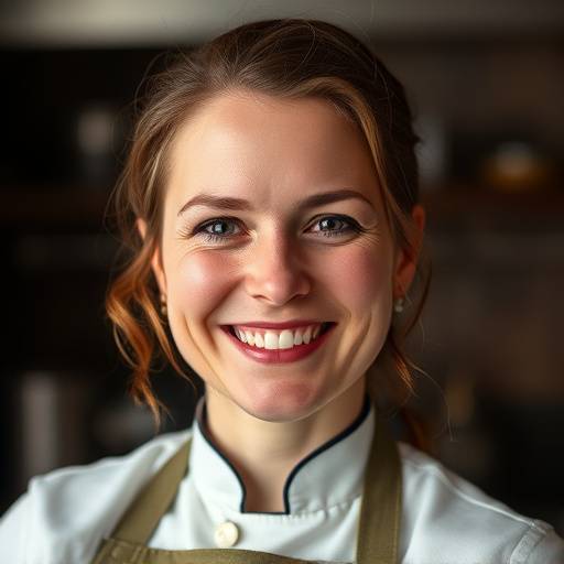 Head Chef Eleanor Ainsworth, smiling warmly