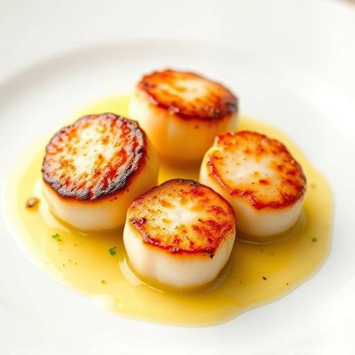 Seared Scallops with Lemon Butter Sauce